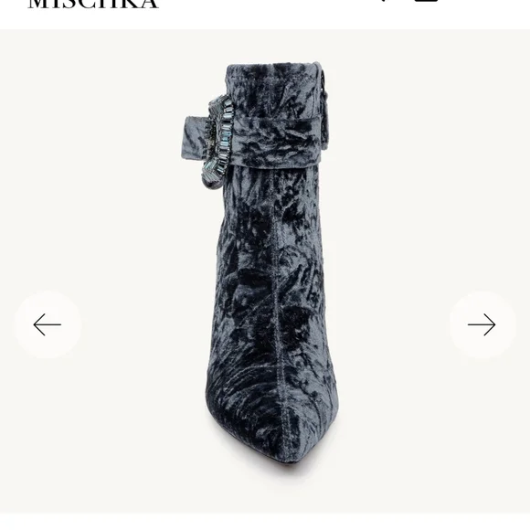 New In Box Badgley Mischka Adrian Ankle Boots Size 9.5 - Picture 4 of 13